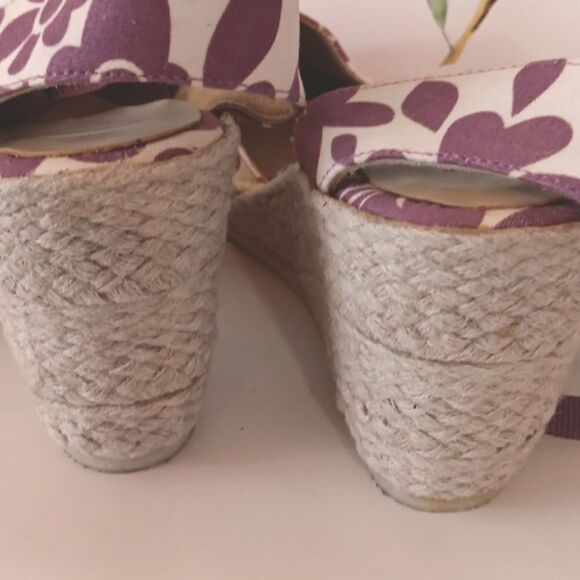 Boden Fabric Floral Wedge Espadrilles - Picture 6 of 14